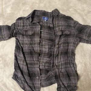 Grey/black flannel(S)